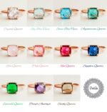 Emerald Quartz Ring, Green Quartz Ring, Emerald Quartz, Emerald Cut Ring, Emerald Cut, Quartz Ring, Minimalist Ring, Dainty Ring, Statement - Image 10