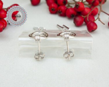 Dainty Dangle Silver Bar Earrings, Bar Earrings, Dainty Earring, Everyday Earrings, Dangle Earring, Gift for Her, Long Earrings, Earrings - Image 4