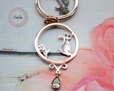 Cat Art Necklace, Cat Art Pendant, Cat Lover Jewelry, Cat Pendant, Cat Necklace, Cat Jewelry, Cat Art, Art Pendant, Cat Lover Gift, Gift for - Image 7