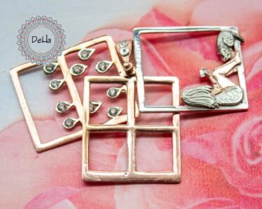 Unique Window Pendant Necklace 925 Sterling Silver – Modern Art 3D Pendant, Geometric Jewelry Gift for Her - Image 7