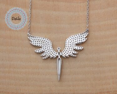 Meaningful Angel Necklace 925 Sterling Silver – Guardian Angel Pendant, Dainty Spiritual Jewelry Gift for Her - Image 7