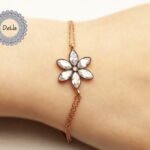 Rose Flower Bracelet, Flower Girl Bracelet, Flower Bracelet, Flower Jewelry, Floral Bracelet, Rose Bracelet, Dainty Bracelet, Gift Ideas