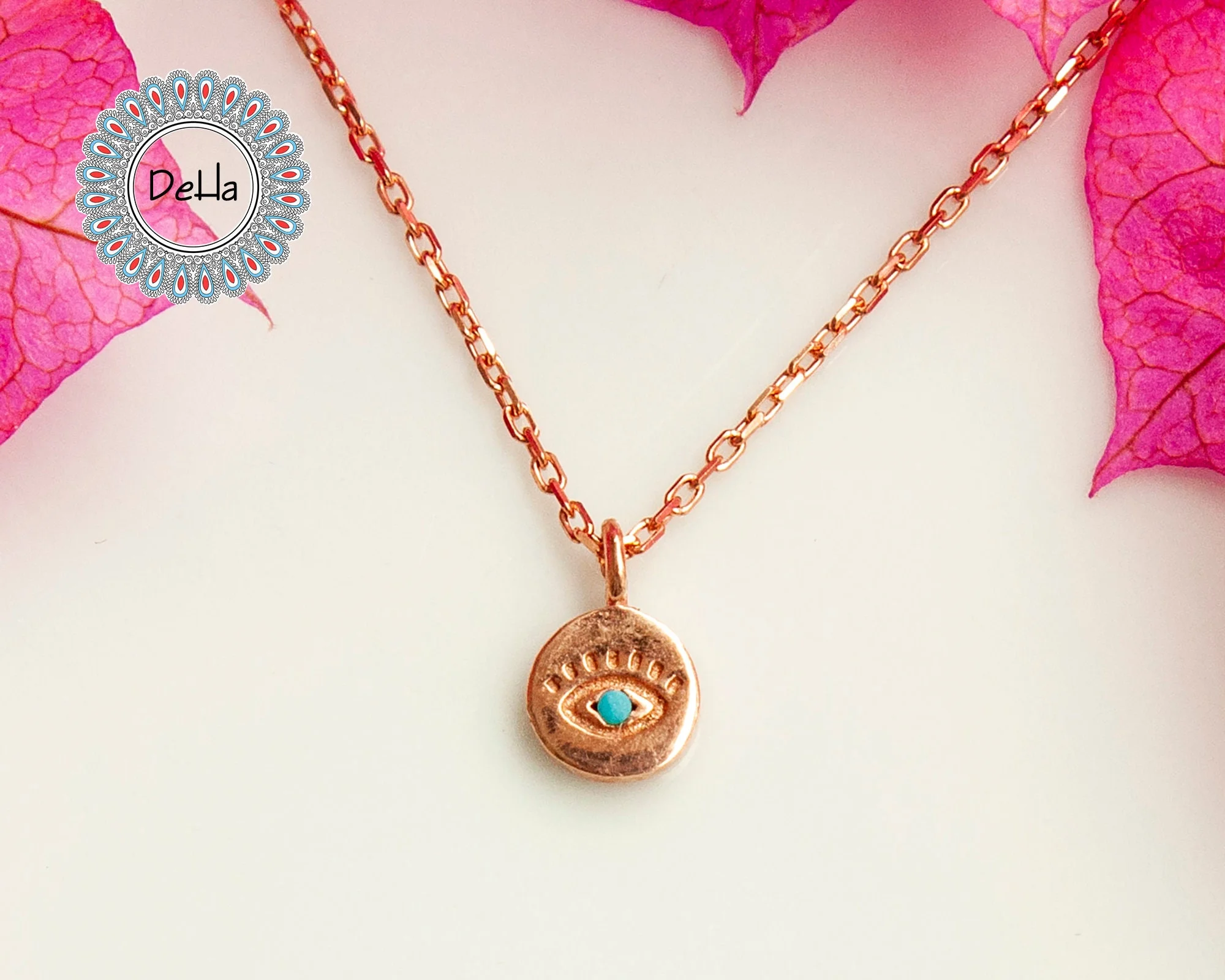 Turquoise Evil Eye, Talisman Necklace, Evil Eye Necklace, Eye of Protection, Protection Necklace, Evil Eye Jewelry, Evil Eye Pendant