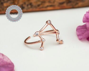 Libra Zodiac Sign Ring, Libra Ring, Zodiac Ring, Zodiac Jewelry, Libra Jewelry, Horoscope Ring, Libra Zodiac Ring Astrology Ring Zodiac - Image 5