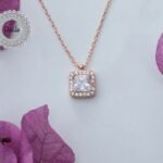 Simple Cz Necklace, Cz Solitaire, Dainty Solitaire, Solitaire Pendant, Solitaire Necklace, Rose Gold Solitaire, Minimal Necklace, Cz Necklace