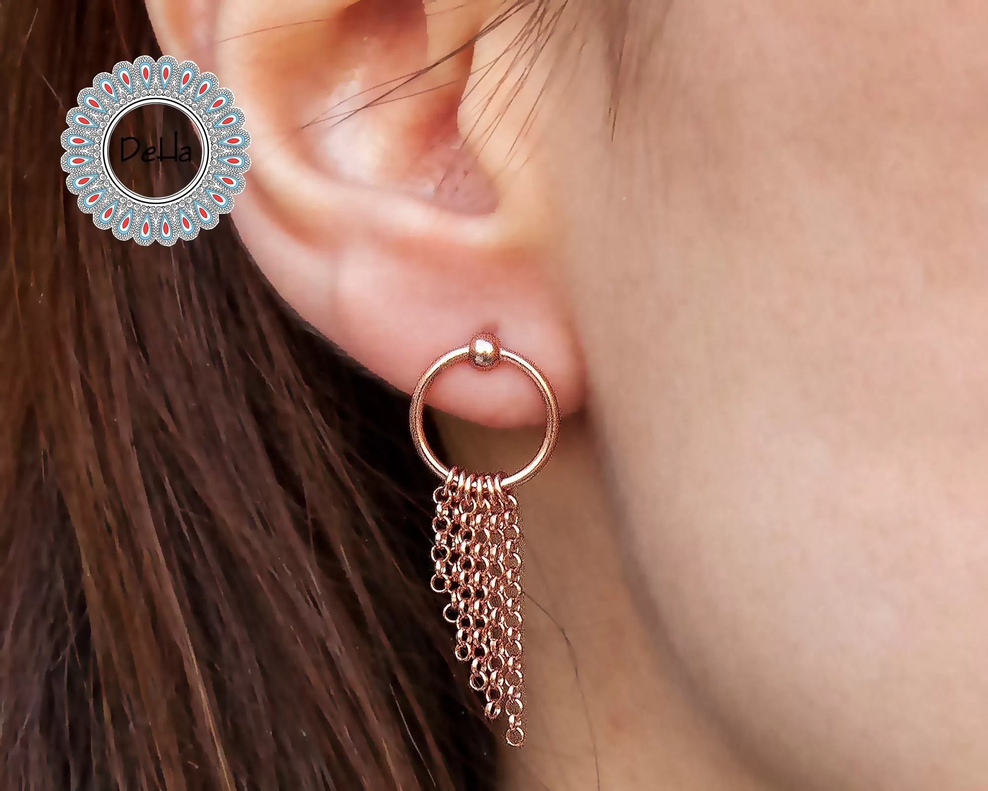 Short Tassel Belly Dance Earrings, Trendy Earrings, Tassel Jewelry, Tassel Earring, Summer Earrings, Dangle Tassel, Gypsy Earrings, Handmade