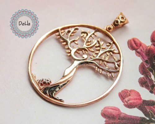 Family Tree Pendant, Family Tree Necklace, Family Pendant, Silver Tree Pendant, Tree Pendant, Tree Necklace, Tree Jewelry, Tree Charm, Unique - Image 5