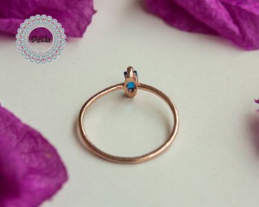 Sapphire Baguette Ring, Baguette Cut Ring, Cz Stackable Ring, Minimal Ring, Minimalist Ring, Minimalist Jewelry, Rose Gold Ring, Solitaire - Image 8