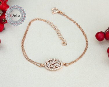 Rectangle Oval Baguette Bracelet, Baguette Cut, Baguette Jewelry, Oval Rectangle, Women Bracelet, Rose Gold Bracelet, Dainty Bracelet, Oval - Image 3