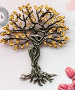 Tree of Life Brooch, Silver Tree Brooch, Tree Brooch, Statement Brooch, Tree of Life Gift, Mothers Brooch, Vintage Brooch, Gift for Her