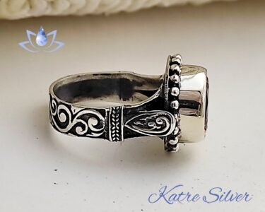 Mens Handmade Ring, Turkish Handmade Silver, Ottoman Mens Ring, Zultanite Men Ring, Diaspore Ring, Gift for Him, 925k Sterling Silver - Image 8