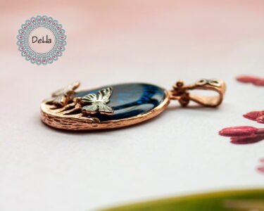 Unique Monarch Butterfly Pendant Necklace – Handmade Ocean Art Shell Jewelry for Women - Image 7