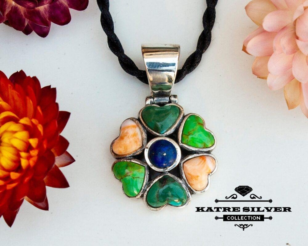 Multi Color Gemstone Pendant, Multicolor Pendant, Multi Stone Pendant, Multi Color Necklace, Gemstone Pendant, Multi Color Jewelry, Multi
