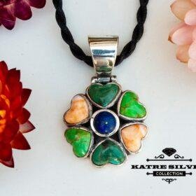 Multi Color Gemstone Pendant, Multicolor Pendant, Multi Stone Pendant, Multi Color Necklace, Gemstone Pendant, Multi Color Jewelry, Multi