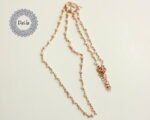 Pearl Rosary Chain, Rosary Chain, Pearl Bead Chain, Rosary Necklace, Pearl Necklace, Beaded Chain, Pearl Chain, Pearl Jewelry, Mother of Pearl - Image 6