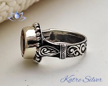 Mens Handmade Ring, Turkish Handmade Silver, Ottoman Mens Ring, Zultanite Men Ring, Diaspore Ring, Gift for Him, 925k Sterling Silver - Image 9