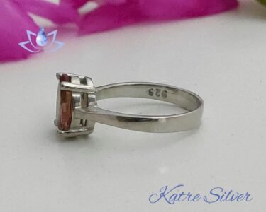 Oval Sultanite Ring | Promise Ring | Sultanite | Diaspore Stone | Diaspore Jewelry | Gift | Silver | Gift for Her | Gift Idea - Image 7
