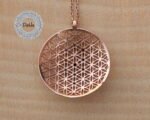 Medium Circle Flower Of Life Pendant, Yoga Necklace, Spiritual Necklace, Life Necklace, Circle Necklace, Chakra Pendant, Energy Necklace - Image 7