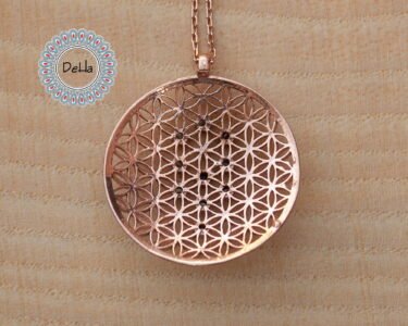 Medium Circle Flower Of Life Pendant, Yoga Necklace, Spiritual Necklace, Life Necklace, Circle Necklace, Chakra Pendant, Energy Necklace - Image 7