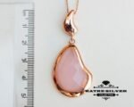 Faceted Rose Quartz Pendant, Pink Quartz Pendant, Rose Quartz Pendant, Pink Quartz, Quartz Pendant, Rose Quartz Necklace, Pink Pendant, Rose - Image 7