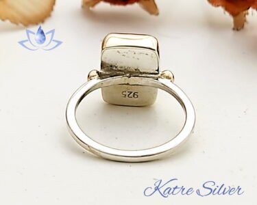 Solar Quartz Ring, Quartz Ring, Raw Stone Ring, Gemstone Ring, Solar Quartz, Handmade Ring, Boho Ring, Gift For Her - Image 7