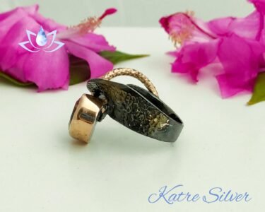 Diaspore Custom Design Ring, Art Deco Ring, Sterling Silver Ring, Custom Ring, Designer Ring, Color Changing Ring, Gift for Her - Image 8