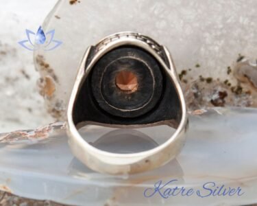 Ottoman Style Color Changing Cool Turkish Silver Zircon Handmade Ring, Oval Cocktail Designer Ring, 925 Silver Ring, Gift Ring - Image 7