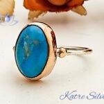 Blue Turquoise Ring, Turquoise Ring, Sterling Silver Ring, Turquoise Jewelry, Navajo Ring, Southwest Ring, Gift For Her