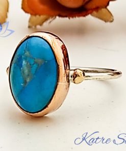 Blue Turquoise Ring, Turquoise Ring, Sterling Silver Ring, Turquoise Jewelry, Navajo Ring, Southwest Ring, Gift For Her
