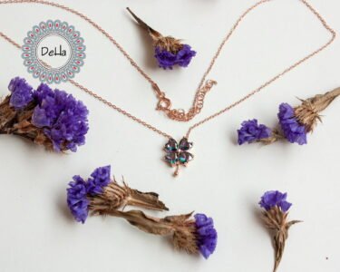 Four Leaf Clover Necklace – Elegant Mystic Topaz Lucky Pendant Gift for Women - Image 5