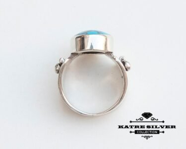 Blue Turquoise Statement Ring, Raw Turquoise Ring, Statement Ring, Turquoise Jewelry, Blue Turquoise, Handmade Ring, Blue Stone Ring, Blue - Image 8