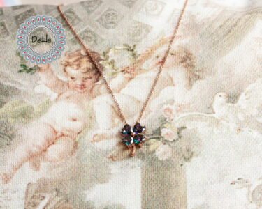 Four Leaf Clover Necklace – Elegant Mystic Topaz Lucky Pendant Gift for Women - Image 4