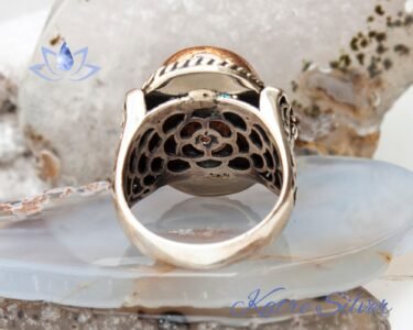 Mens Handmade Ring, Turkish Handmade Silver Men Ring, Ottoman Mens Ring, Sultanite Ring, Gift for Him, 925k Sterling Silver Ring - Image 7