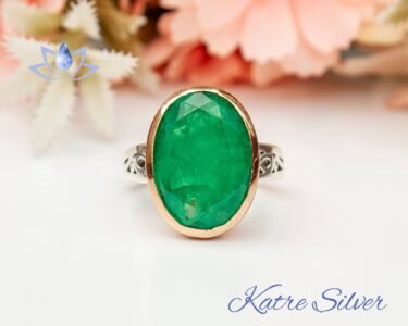 Paraiba Tourmaline Ring – Elegant Oval Gemstone Silver Engagement Ring for Women - Image 3