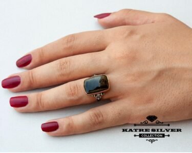 Tiger Eye Handmade Ring – Stunning 925 Sterling Silver Vintage Statement Ring, Natural Gemstone Boho Jewelry Gift for Women - Image 2