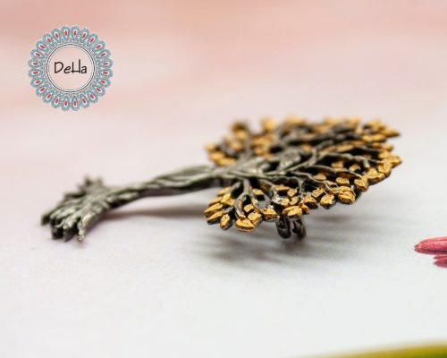 Tree of Life Brooch, Silver Tree Brooch, Tree Brooch, Statement Brooch, Tree of Life Gift, Mothers Brooch, Vintage Brooch, Gift for Her - Image 6