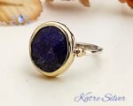 Silver Faceted Lapis Lazuli Ring, 925 Sterling Silver, Lapis Ring, Blue Gemstone Ring, Handmade Ring, Gift For Her - Image 3