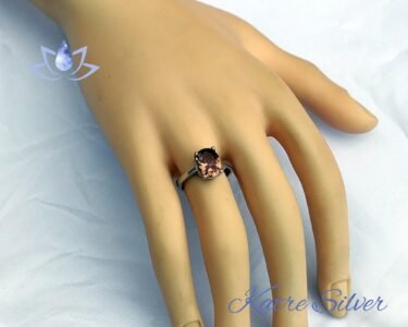 Oval Sultanite Ring | Promise Ring | Sultanite | Diaspore Stone | Diaspore Jewelry | Gift | Silver | Gift for Her | Gift Idea - Image 2
