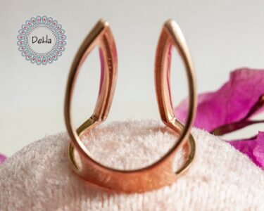 Open Cuff Ring, Open Silver Ring, Long Ring, Cuff Ring, Open Ring, Cz Ring, Designer Ring, Unique Ring, Adjustable Ring, Trendy Rings, Ring - Image 10