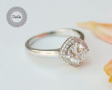 Promise Ring for Her Silver, Unique Promise Ring, Silver Promise Ring, Unique Silver Ring, Gift Ring, Unique Ring, Solitaire Ring, Dainty Ring - Image 3