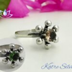 Unique Womens Handmade Designer Anniversary Color Changing Diaspore Stone Ring, Ring for Her