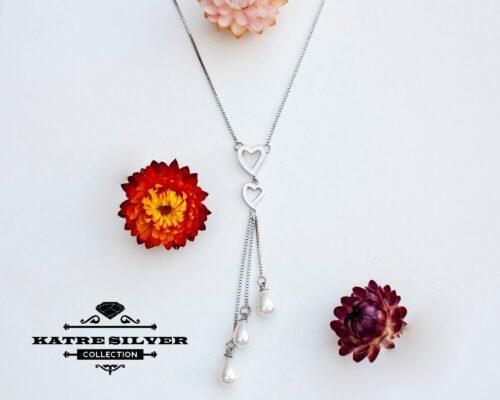 Pearl Tassel Pendant, Pearl Tassel, Long Tassel Necklace, Tassel Necklace, Pearl Necklace, Heart Necklace, Tassel Pendant, Pearl Pendant - Image 6