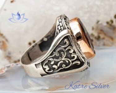 Ottoman Style Color Changing Cool Turkish Silver Zircon Handmade Ring, Oval Cocktail Designer Ring, 925 Silver Ring, Gift Ring - Image 5