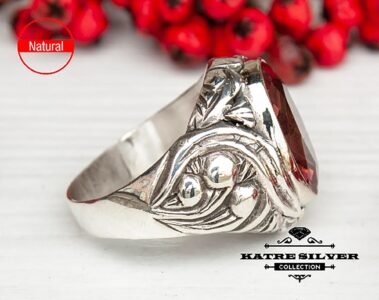 Men’s Zultanite Ring, Ottoman Silver Ring, Diaspore Ring for Men, Handmade Turkish Ring, Luxury Statement Ring Gift for Him - Image 9
