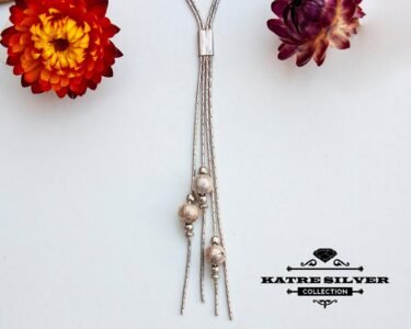 Mini Tassel Charms Necklace, Boho Tassel Necklace, Silver Tassel Pendant Necklace, Minimalist Necklace, Gift for Her - Image 4