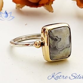 Solar Quartz Ring, Quartz Ring, Raw Stone Ring, Gemstone Ring, Solar Quartz, Handmade Ring, Boho Ring, Gift For Her