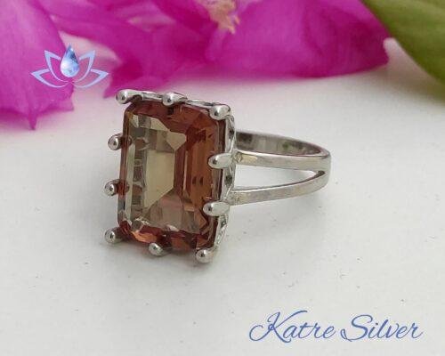 Sultanite Ring | Engagement Ring | Sultanite | Diaspore Stone | Sultanite Jewelry | Sterling Silver | Gift Idea - Image 5