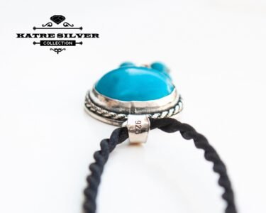 Turquoise Pendant with Dangles, Turquoise Jewelry, Blue Turquoise, Turquoise Necklace, Dangle Pendant, Blue Pendant, Turquoise Gift, Turquoise - Image 4