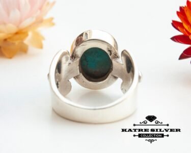 Blue Turquoise Statement Ring, Raw Turquoise Ring, Statement Ring, Turquoise Jewelry, Blue Turquoise, Handmade Ring, Blue Stone Ring, Blue - Image 7