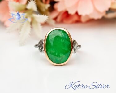 Paraiba Tourmaline Ring, Oval Cut Green Stone Ring, Sterling Silver Engagement Ring, Promise Ring, Unique Gemstone Jewelry for Women - Image 3